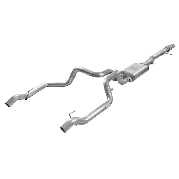 Afe Power 19-C SILVERADO/SIERRA 1500 VULCAN SERIES 4 IN TO 3 IN SS CAT-BACK EXHAUST SYSTEM USES OE TIPS 49-34101 - main